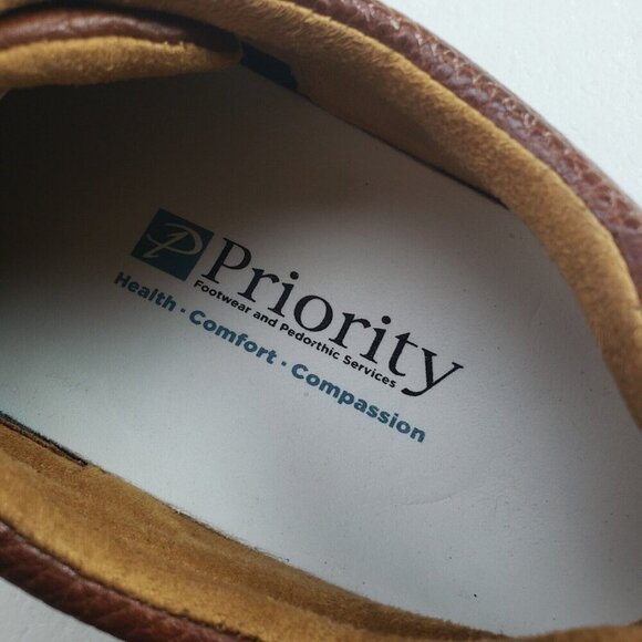 Dr Comfort Stallion Oxford Shoe Mens 11.5 W Brown Leather Orthopedic Diabetic - Picture 10 of 11